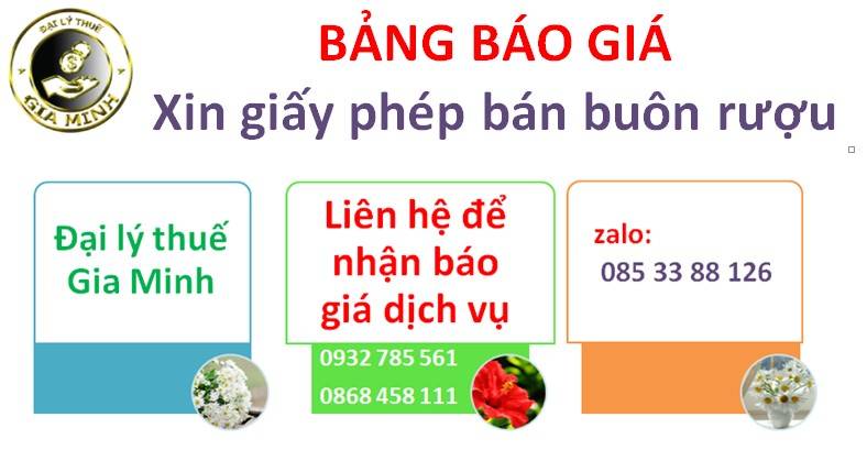 Xin giấy phép bán buôn rượu Quảng Nam