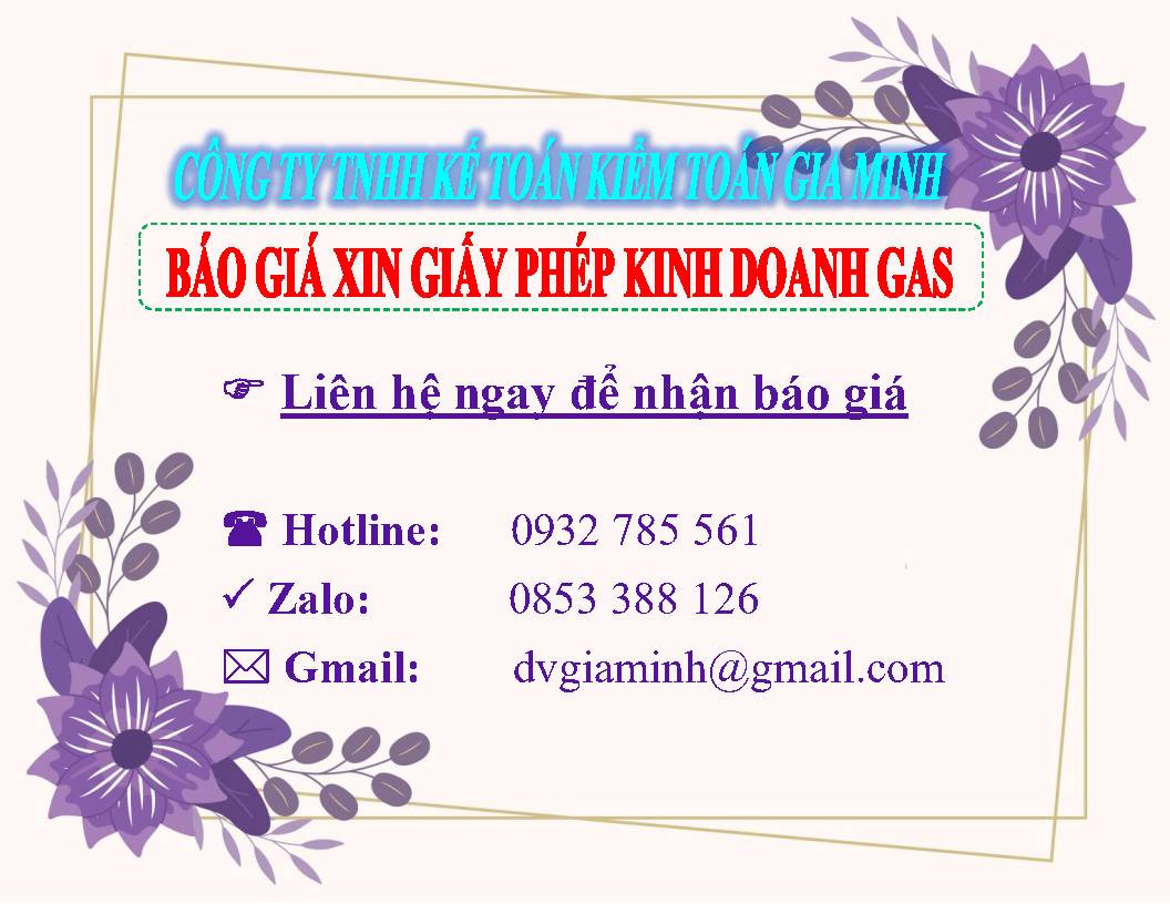 Xin giấy phép kinh doanh gas tại Quảng Nam