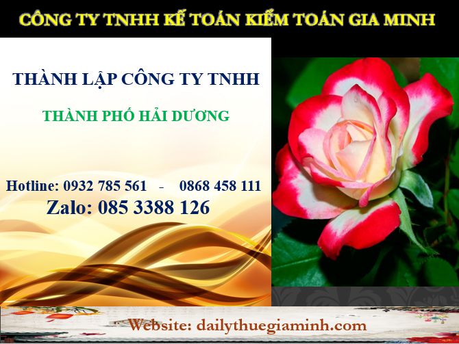 Thành lập công ty TNHH Thành phố Hải Dương