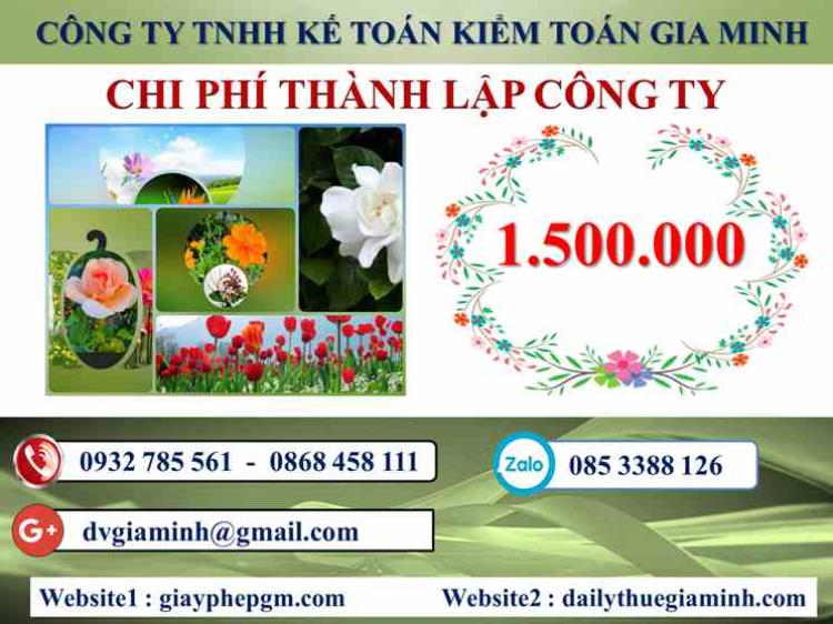 Chi phí thành lập công ty gas tại Bình Phước