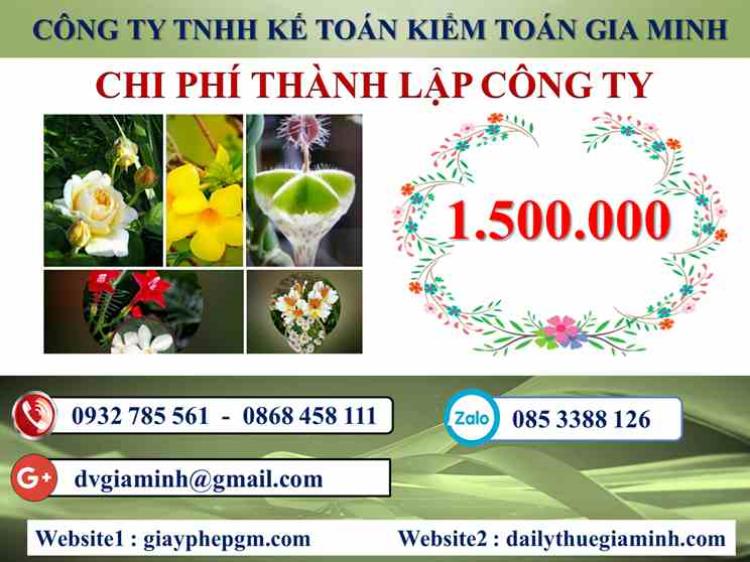 Chi phí thành lập công ty gas tại Bình Thuận