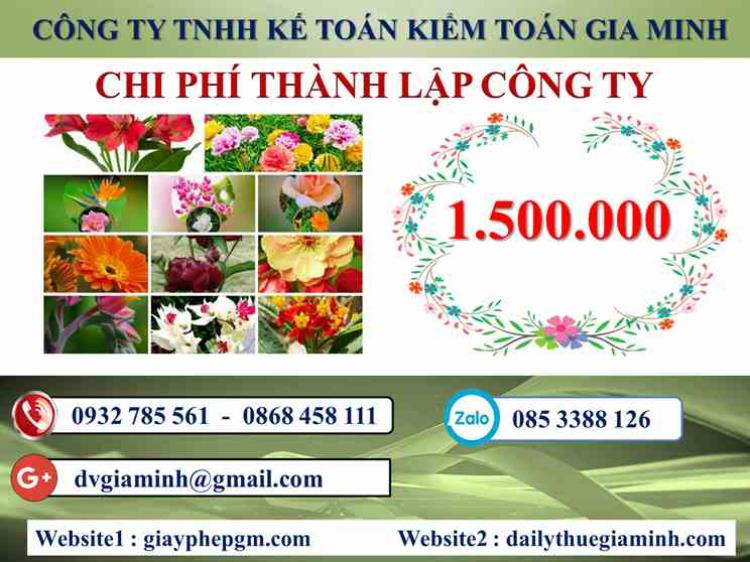 Chi phí thành lập công ty gas tại Hà Tĩnh