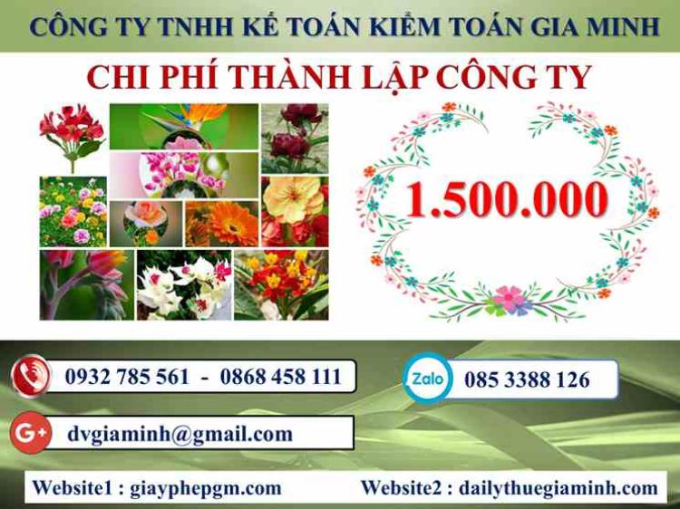 Chi phí thành lập công ty gas tại Nghệ An