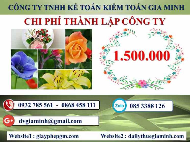 Chi phí thành lập công ty gas tại Quảng Bình
