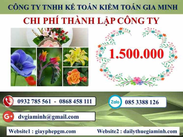 Chi phí thành lập công ty gas tại Thái Nguyên