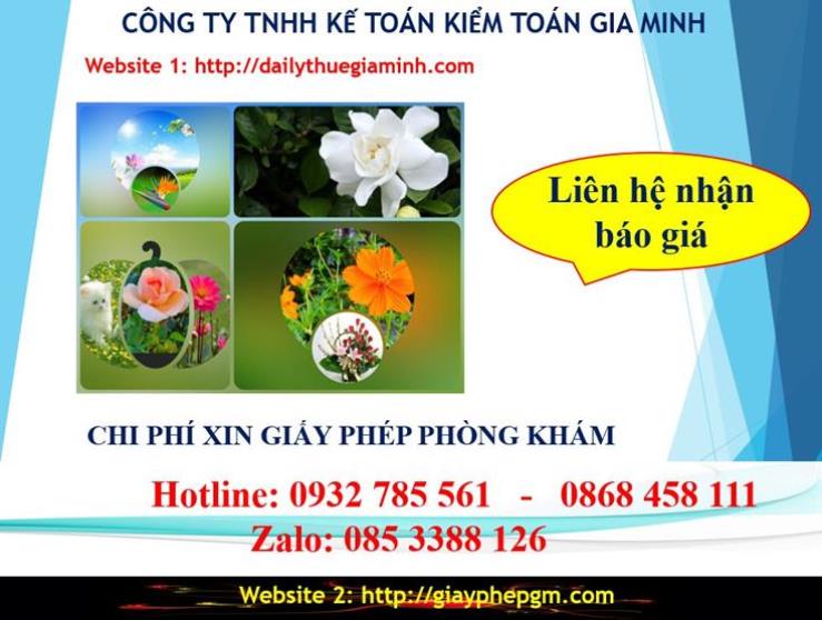Chi phí xin giấy phép kinh doanh khám chữa bệnh tại H. Phong Điền