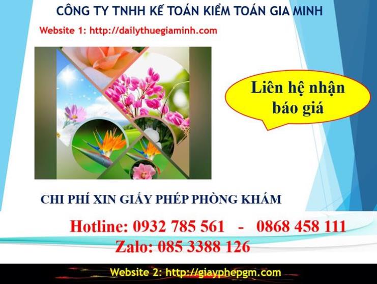 Chi phí xin giấy phép kinh doanh khám chữa bệnh tại Quận 3