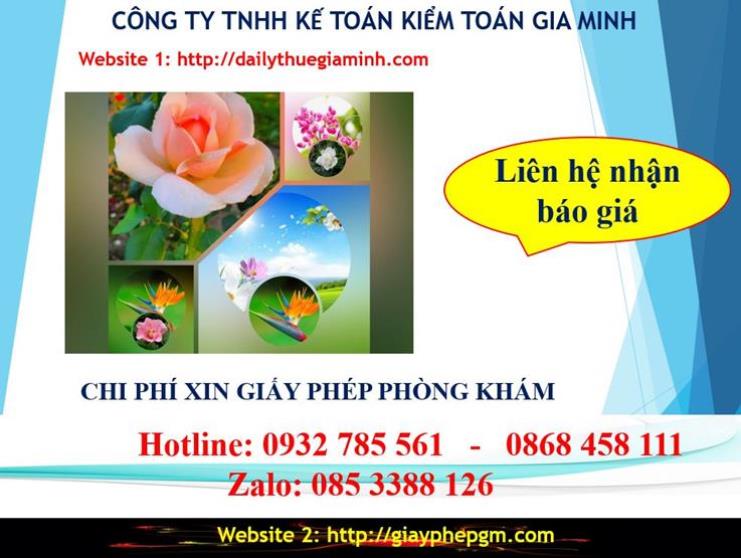 Xin giấy phép kinh doanh khám chữa bệnh tại TPHCM Chi phí xin giấy phép kinh doanh khám chữa bệnh tại TPHCM