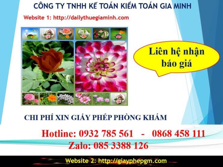 Chi phí xin giấy phép kinh doanh khám chữa bệnh tại Trà Vinh