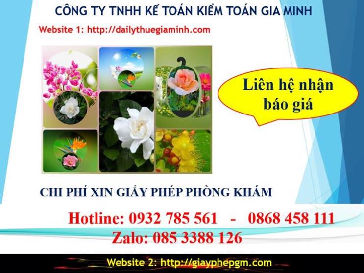 Chi phí xin giấy phép kinh doanh khám chữa bệnh tại Tuyên Quang