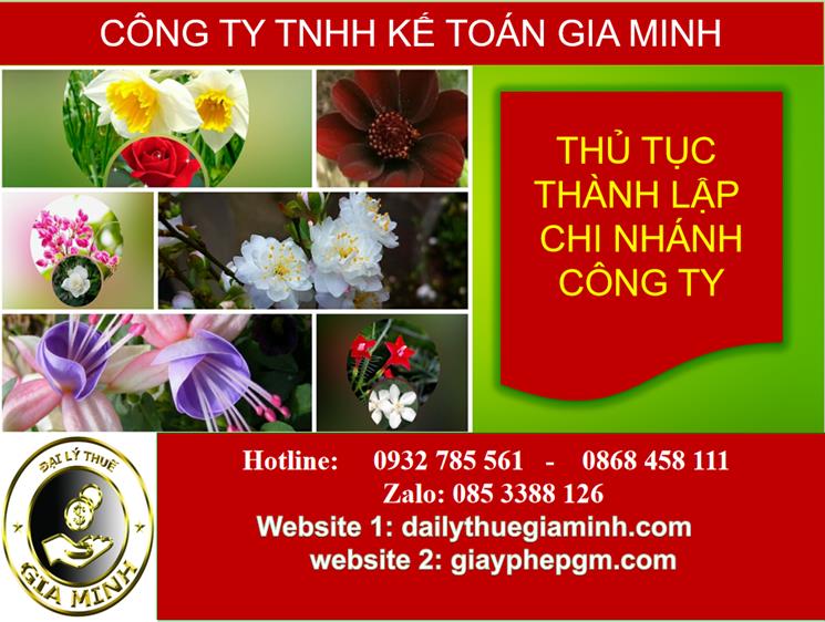 Thủ tục thành lập chi nhánh công ty tại Quận 2