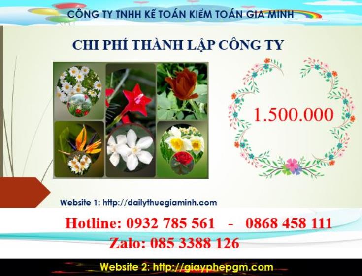 Chi phí thành lập công ty kinh doanh vàng tại Thành Phố Hà Nội