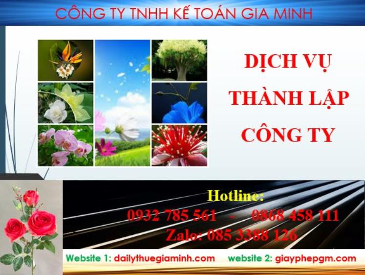 Thành lập công ty Thị xã Thuận AnThành lập công ty Thị xã Thuận An