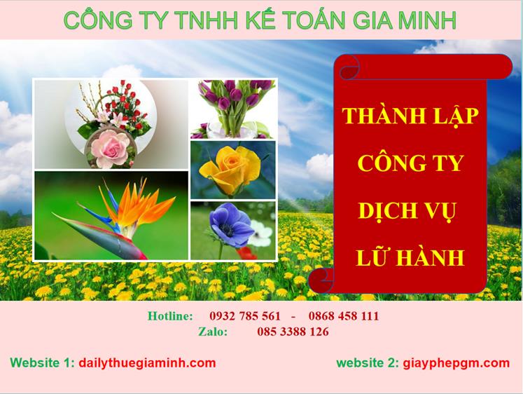 Thủ tục thành lập công ty dịch vụ lữ hành tại Bắc Giang