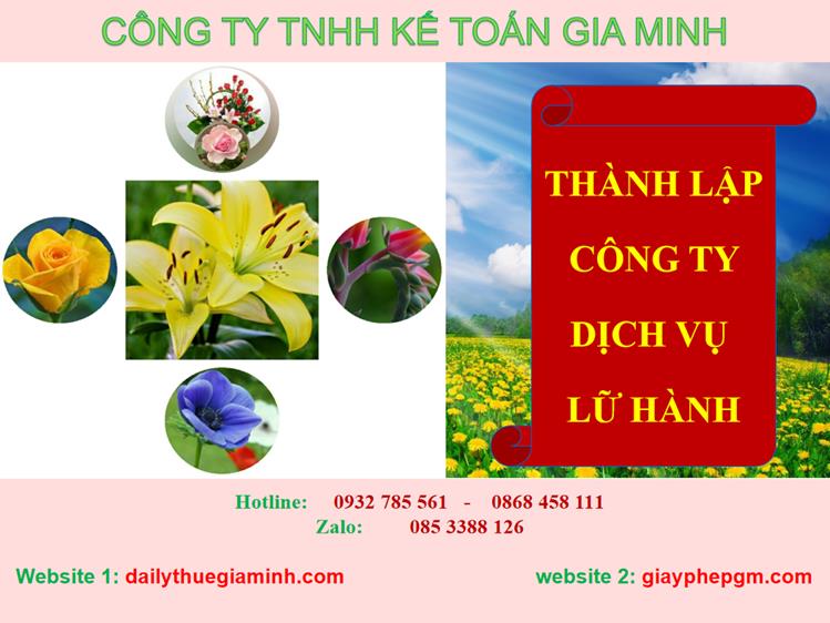 Thủ tục thành lập công ty dịch vụ lữ hành tại Quận Phú Nhuận
