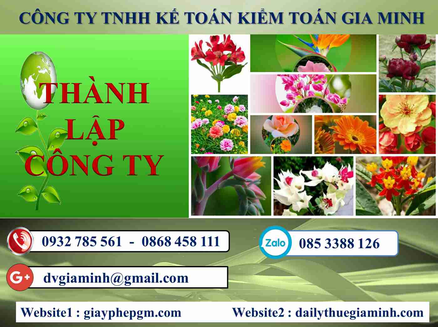 Thủ tục thành lập công ty Nam Định