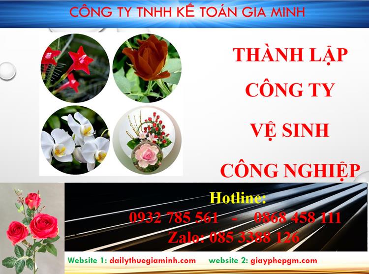 Thủ tục thành lập công ty vệ sinh công nghiệp tại Thành Phố Hồ Chí Minh
