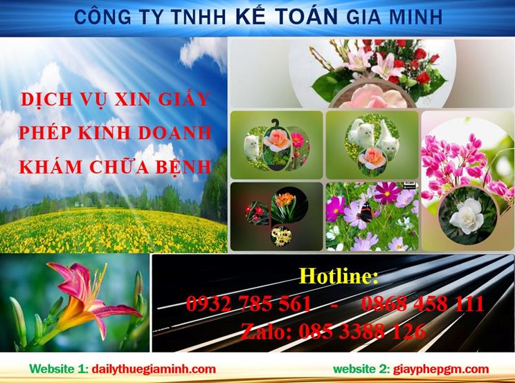 Thủ tục xin giấy phép kinh doanh khám chữa bệnh tại H. Bình Chánh