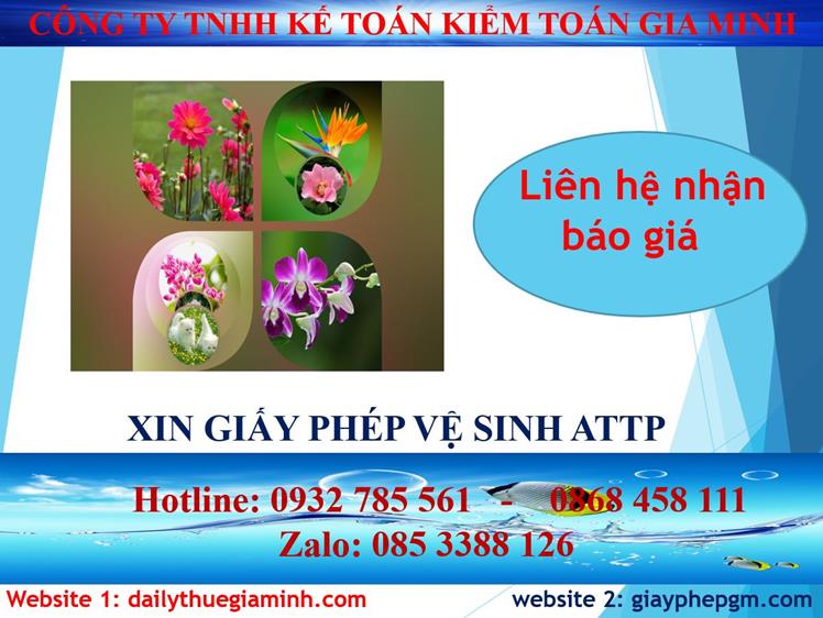 Chi phí xin giấy phép vệ sinh an toàn thực phẩm tại Quảng Ninh