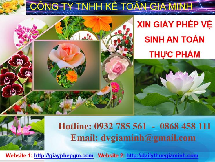 Thủ tục xin giấy phép vệ sinh an toàn thực phẩm tại Thị Xã Thuận An