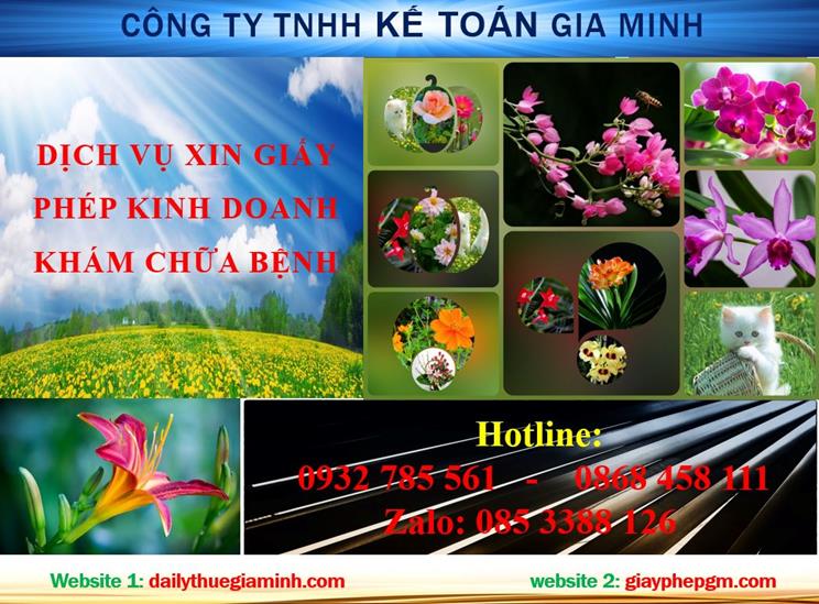 Xin giấy phép kinh doanh khám chữa bệnh tại TPHCM Thủ tục xin giấy phép kinh doanh khám chữa bệnh tại TPHCM