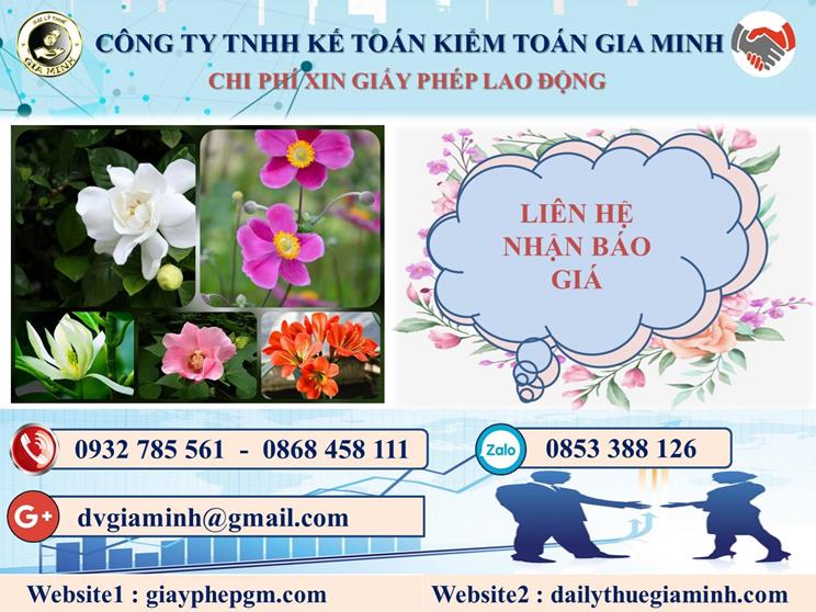 Chi phí xin giấy phép lao động tại Bắc Ninh
