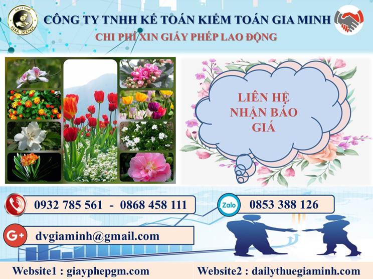 Chi phí xin giấy phép lao động tại Huyện Mê Linh