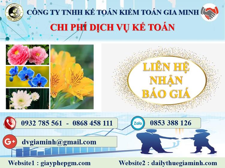 Chi phí dịch vụ kế toán tại Hải Phòng