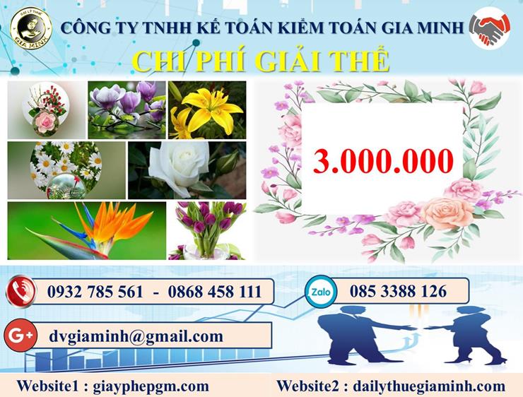 Chi phí dịch vụ giải thể công ty trọn gói tại Nghệ An