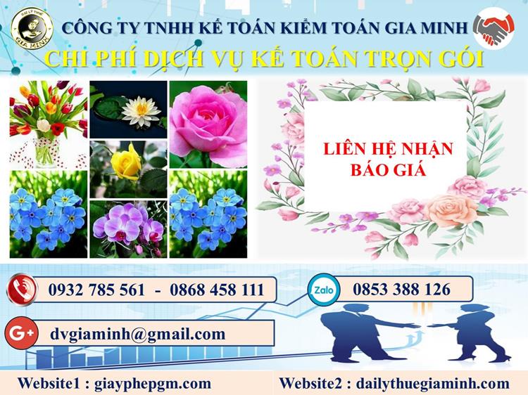 Chi phí dịch vụ kế toán trọn gói tại Bắc Ninh