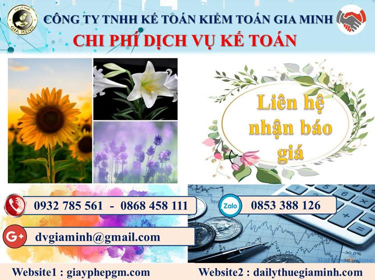 Chi phí dịch vụ kế toán uy tín nhất tại Quảng Ninh
