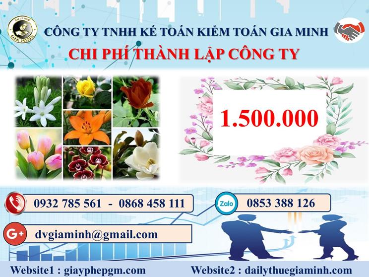 Chi phí dịch vụ thành lập công ty trọn gói tại Hà Giang
