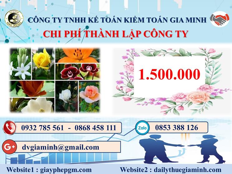 Chi phí dịch vụ thành lập công ty trọn gói tại Phú Yên