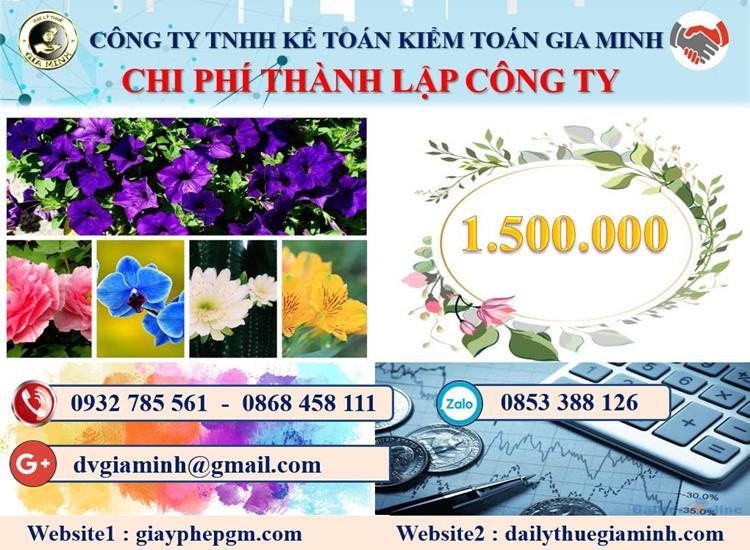 Chi phí dịch vụ thành lập doanh nghiệp tại Bắc Giang