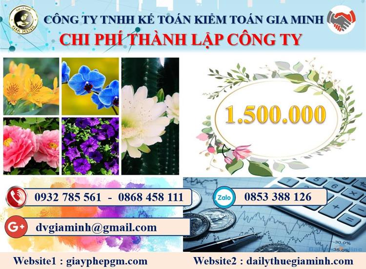Chi phí dịch vụ thành lập doanh nghiệp tại Bắc Ninh