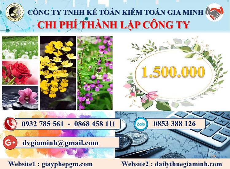 Chi phí dịch vụ thành lập doanh nghiệp tại Bình Thuận