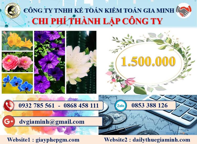 Chi phí dịch vụ thành lập doanh nghiệp tại Đắk Nông