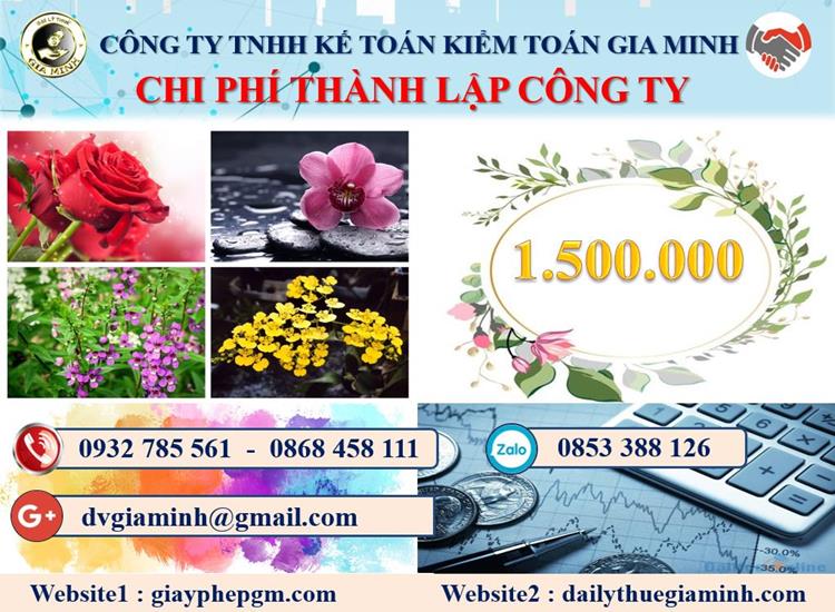 Chi phí dịch vụ thành lập doanh nghiệp tại Hưng Yên