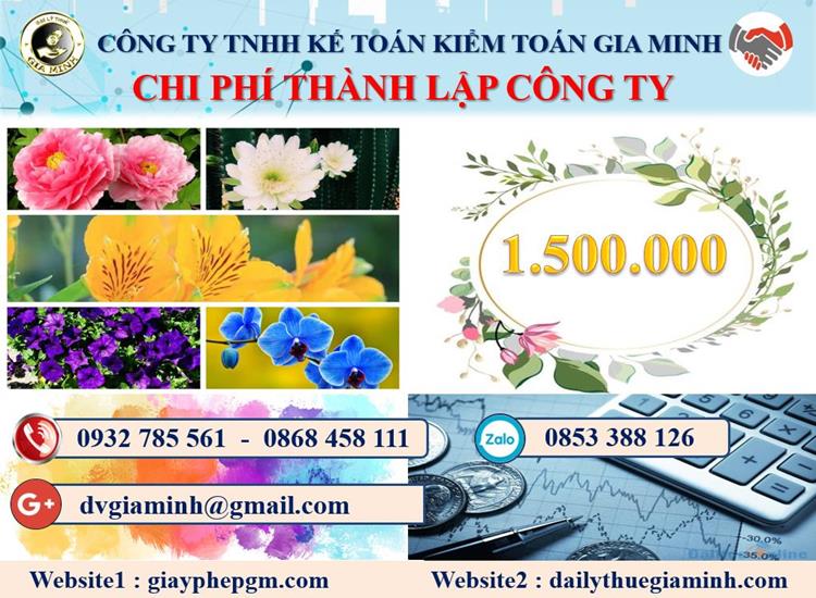 Chi phí dịch vụ thành lập doanh nghiệp tại Huyện Chương Mỹ