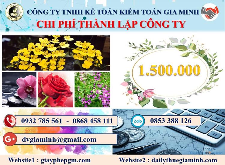 Chi phí dịch vụ thành lập doanh nghiệp tại Huyện Sóc Sơn