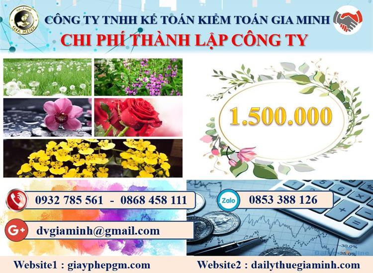 Chi phí dịch vụ thành lập doanh nghiệp tại Lào Cai