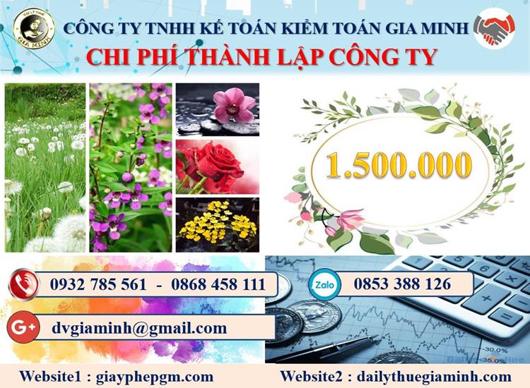Chi phí dịch vụ thành lập doanh nghiệp tại Ninh Thuận