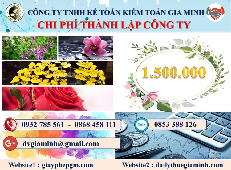 Chi phí dịch vụ thành lập doanh nghiệp tại Quận Tân Phú