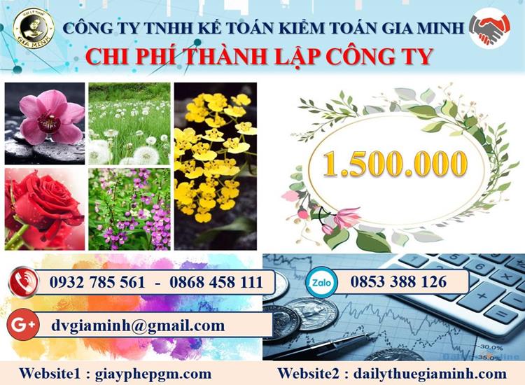Chi phí dịch vụ thành lập doanh nghiệp tại Quảng Ngãi