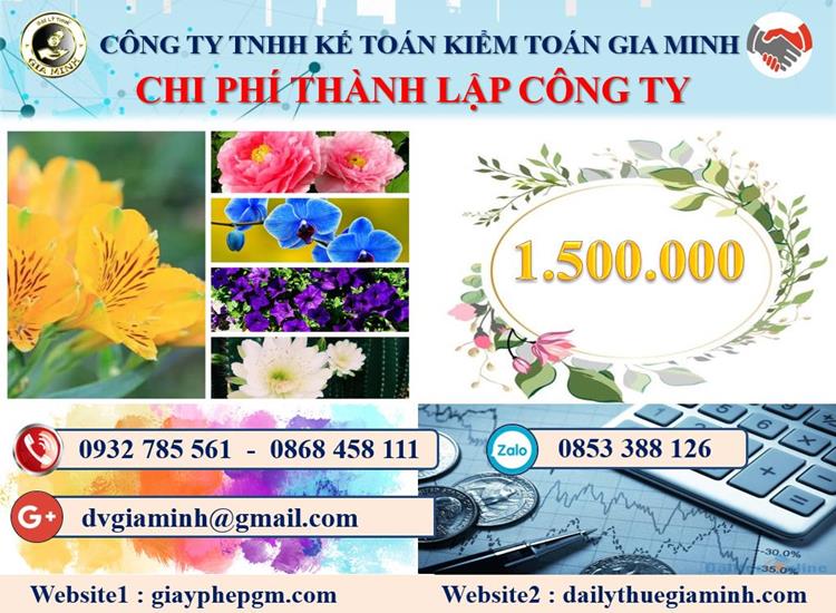 Chi phí dịch vụ thành lập doanh nghiệp tại TP Đà Nẵng