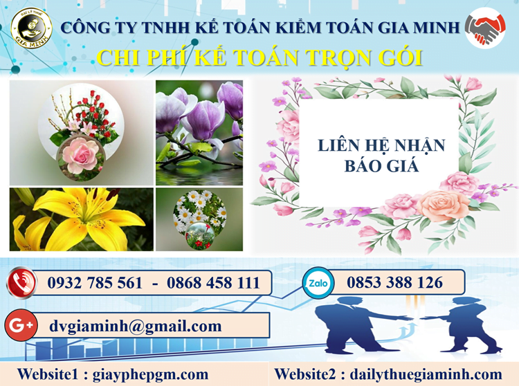 Chi phí kế toán trọn gói ở Ninh Thuận