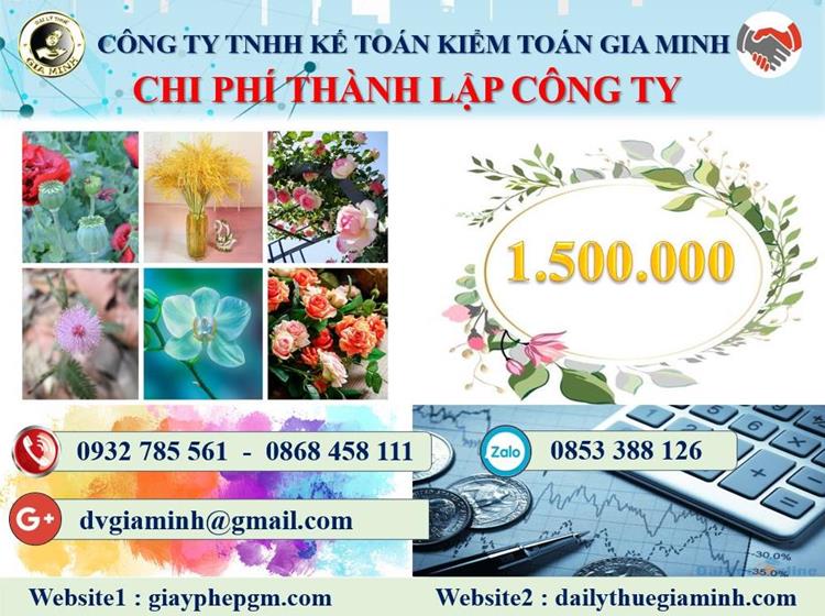 Chi phí thành lập công ty bán buôn phân bón tại Nam Định