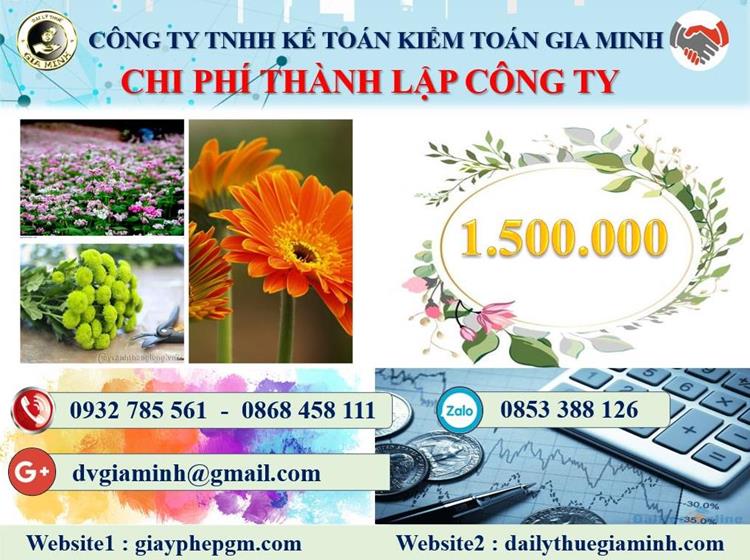 Chi phí thành lập công ty bán buôn phân bón tại Ninh Bình