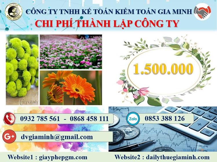 Chi phí thành lập công ty bán buôn phân bón tại Quảng Bình
