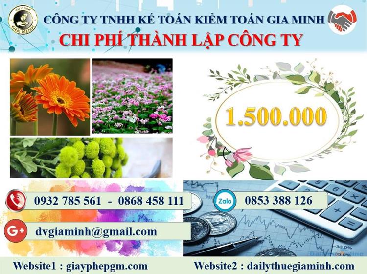Chi phí thành lập công ty bán buôn phân bón tại Quảng Trị